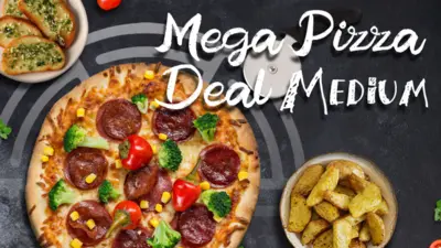 Mega Pizza Deal Medium