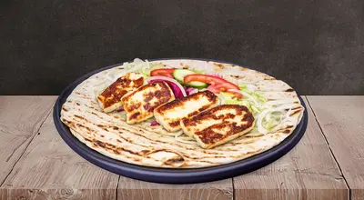 Halloumi Kebab In Wrap